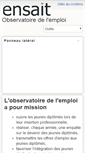 Mobile Screenshot of emploi.ensait.fr