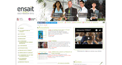 Desktop Screenshot of ensait.fr